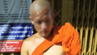 Monk attacked in Bangkok temple in midnight knife assault