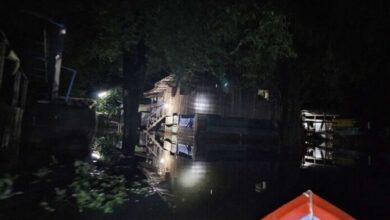 Prachin Buri residents forced out of their homes by flash floods