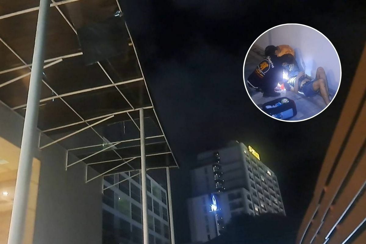 German man critically injured in leap from 3rd floor of Pattaya hotel