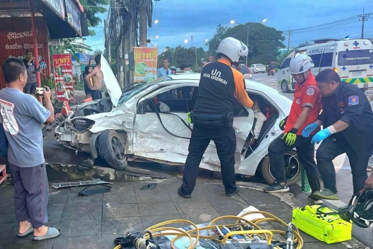 Laotian driver runs red light, kills pregnant woman, unborn baby (video)