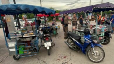 Burmese roti seller stabs Indian vendor after prime spot dispute (video)