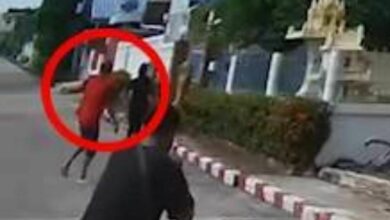 Drunk tries to sexually assault Chon Buri security guard (video)