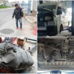 Pattaya minivan owner in despair after drain cover damages vehicle | Thaiger