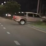 Pickup truck crash in Bangkok leaves motorcyclist injured | Thaiger