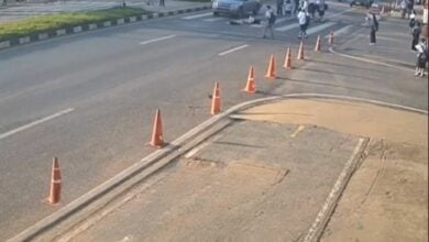 Zebra crossing drama: Pickup truck hits student outside school (video)