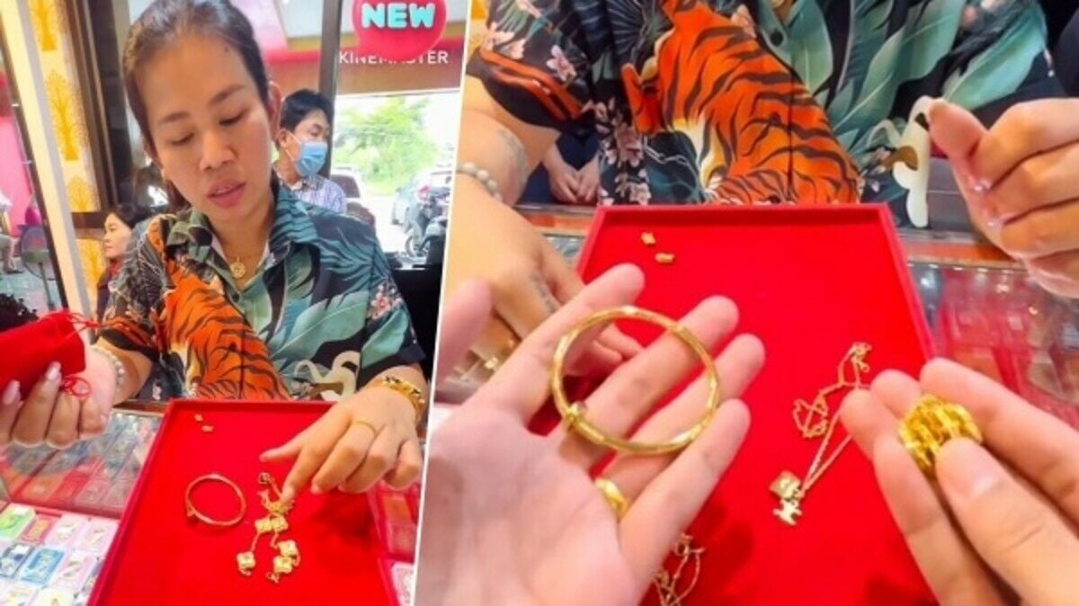 Thai woman scammed in Chon Buri fake gold auction (video)