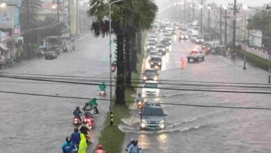 Phuket or leave it: Flooded roads sink travel plans to island airport