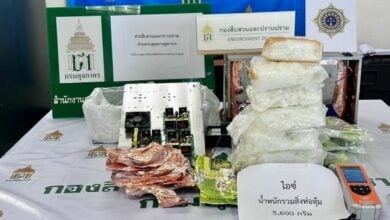 Thai Customs seize drugs headed for Australia and Germany