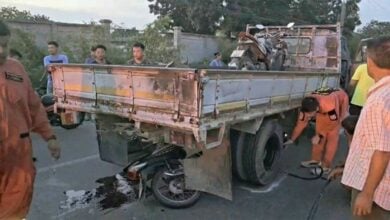 Teen dies in tragic motorcycle crash with truck in Bangkok