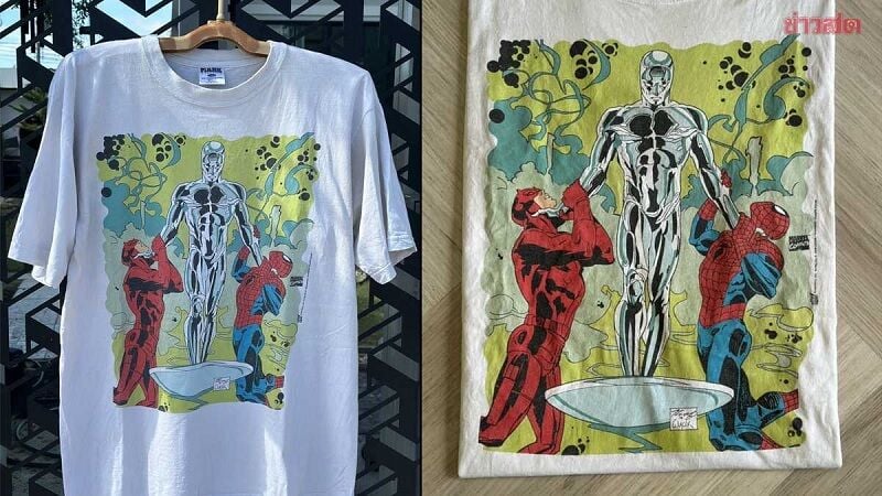 Rare Marvel T-shirt from 1997 sells for over 220,000 baht