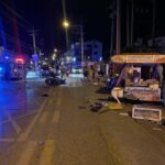 Motorcyclist and vendor seriously injured in Pattaya collision | Thaiger
