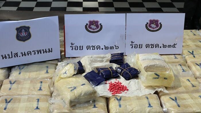 Police seize over one million methamphetamine pills in Sakon Nakhon