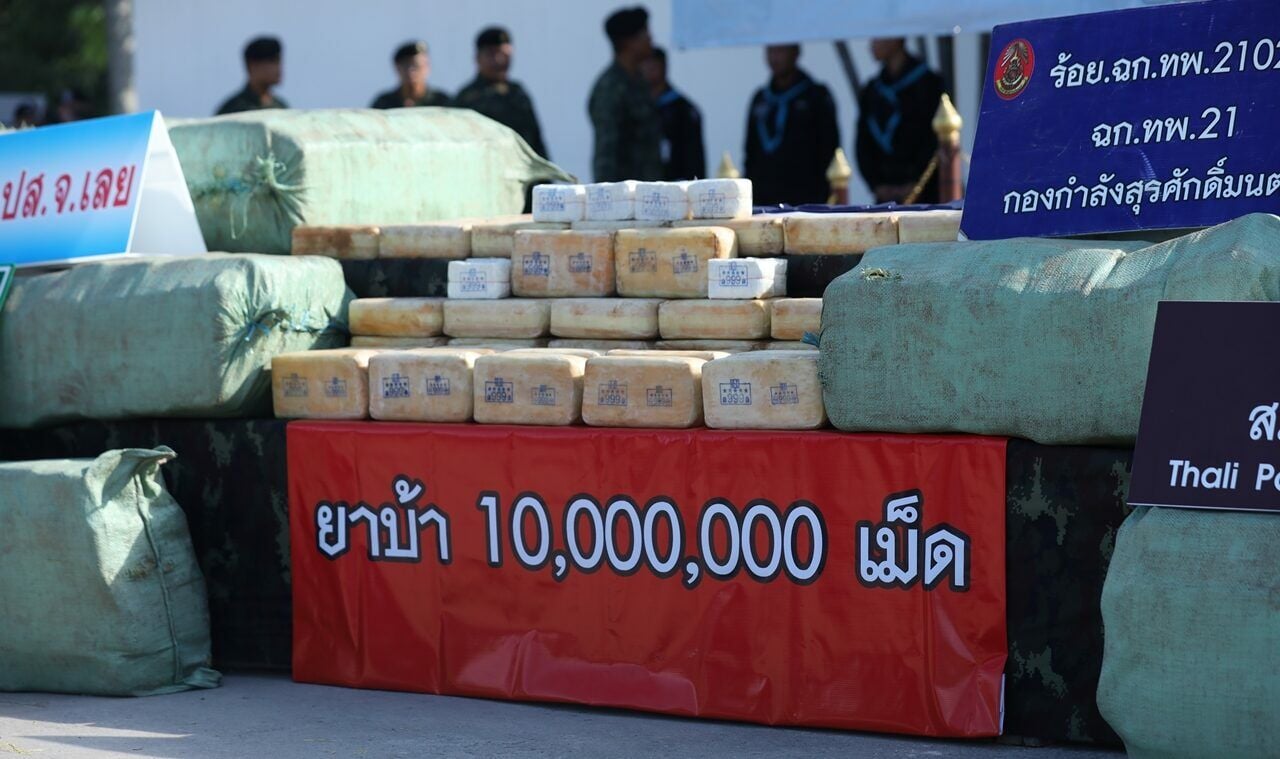 Thai police seize 10 million meth pills in Loei province