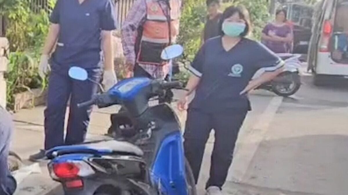 Man found dead on motorcycle in Samut Sakhon