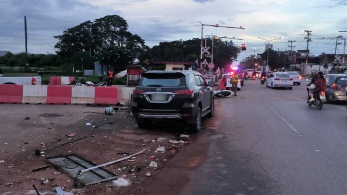 University student crashes, kills motorcyclist in Nakhon Ratchasima