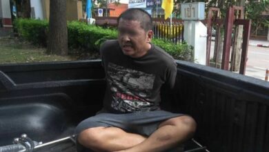 Thai man high on meth causes disturbance at Udon Thani police HQ