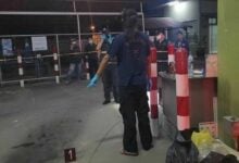 Nakhon Pathom petrol station armed robbery suspect at large