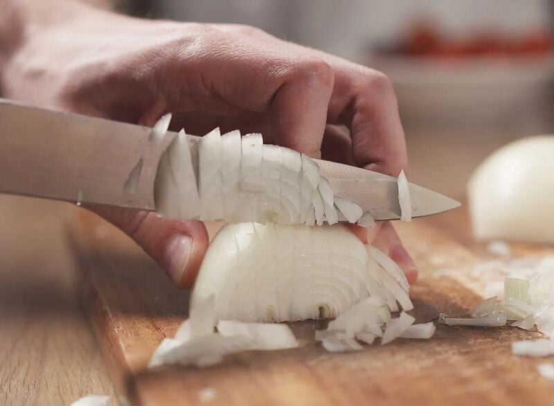 Chef Ian’s onion-cutting tip goes viral with laughter and tears