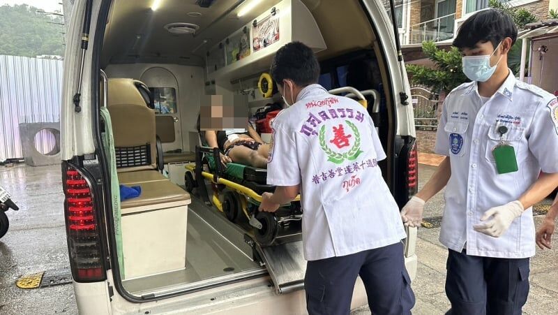 Self-harming woman hospitalised after rent dispute in Phuket