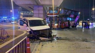 Family battles deceitful Thai bus owner after Nonthaburi collision