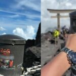 Thai tourist praised for removing sticker from Mount Fuji | Thaiger