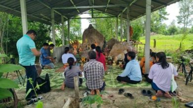 Villagers seek fortune from mysterious ancient stone in Buriram