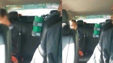 Taxi driver tricked into giving a free ride in Bangkok