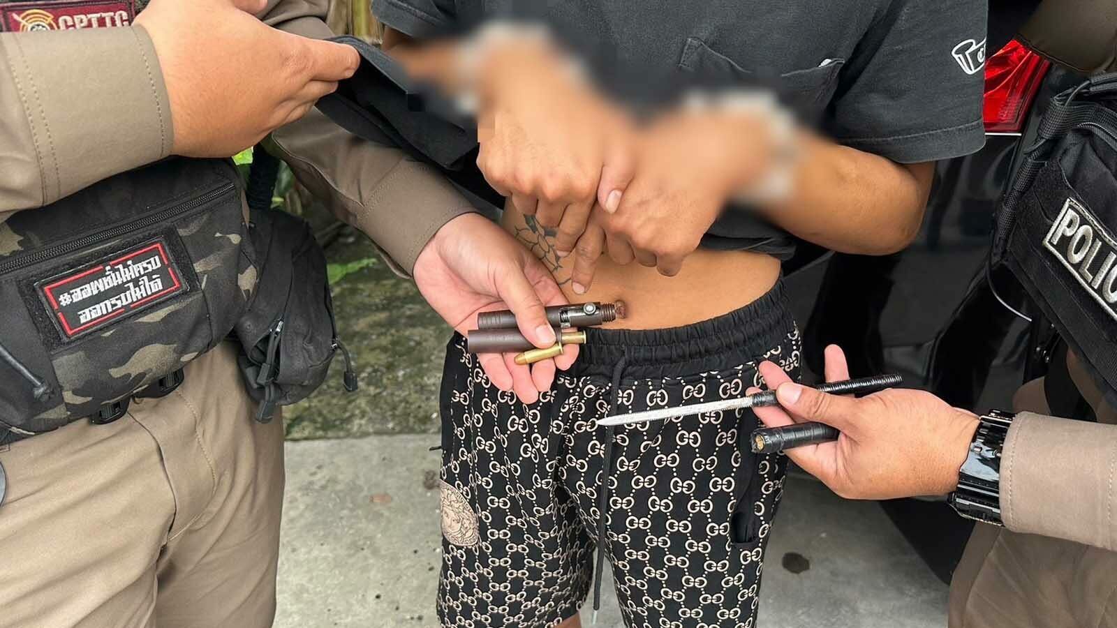 Teen arrested in Bangkok with homemade gun for self-defence