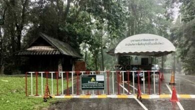 Chiang Mai waterfall closed after flash floods, tourists banned