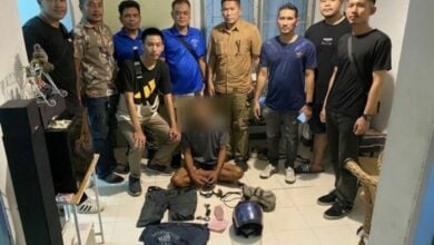 Thai man arrested for robbing food vendor in Bang Lamung