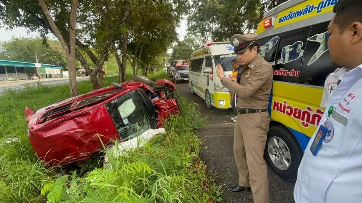 Royal Thai Navy officer dies in Sattahip car accident