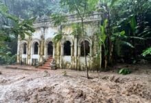 Flooding from Doi Suthep damages temple in Chiang Mai