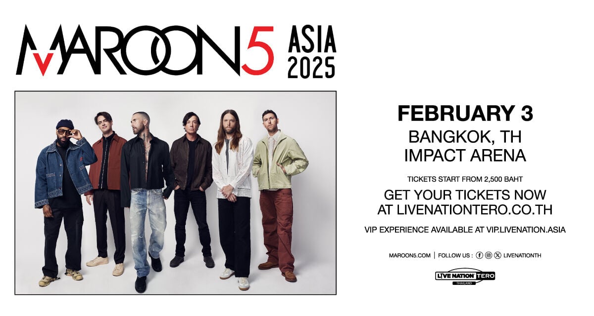 Maroon 5 Thailand Bangkok