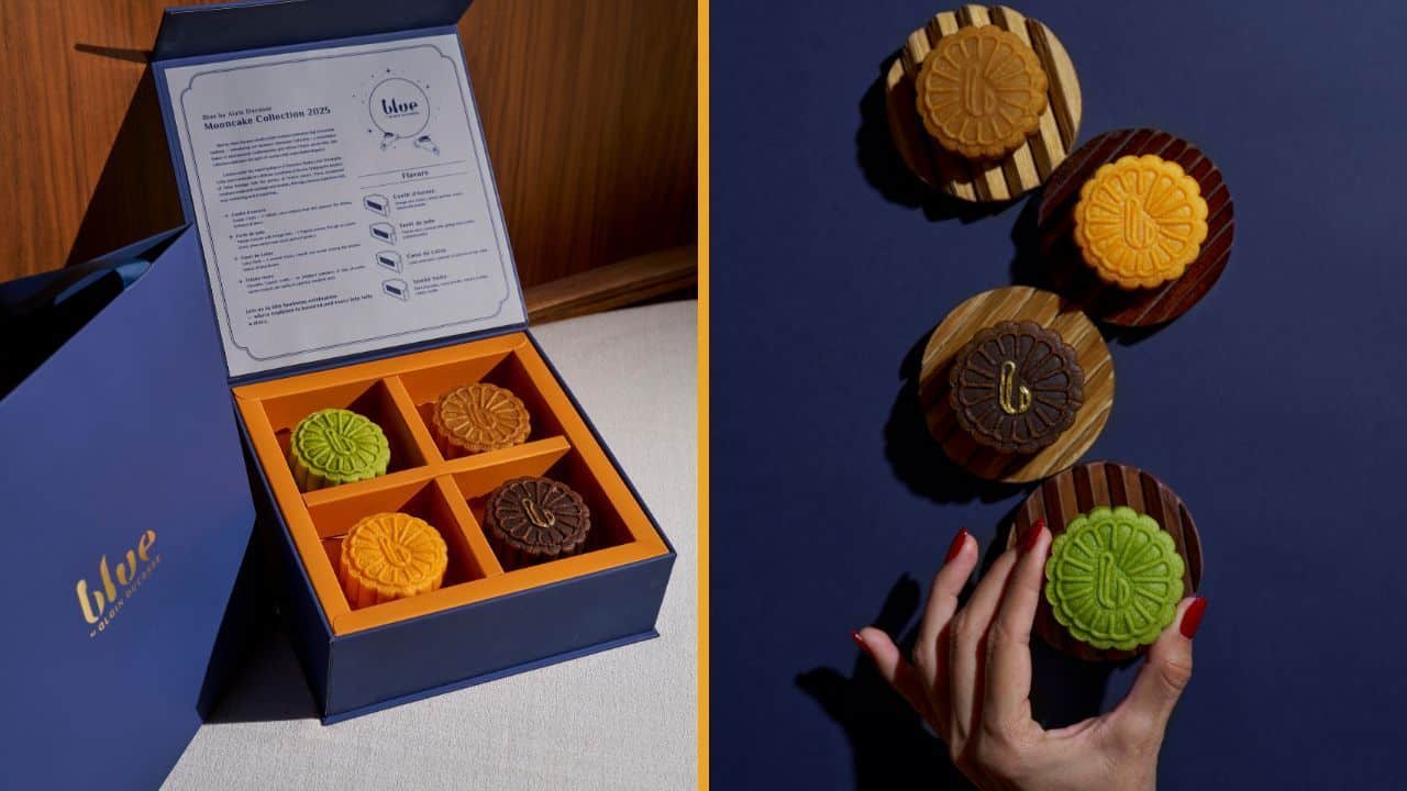 The limited collection mooncake box for mid-autumn festival in Bangkok
