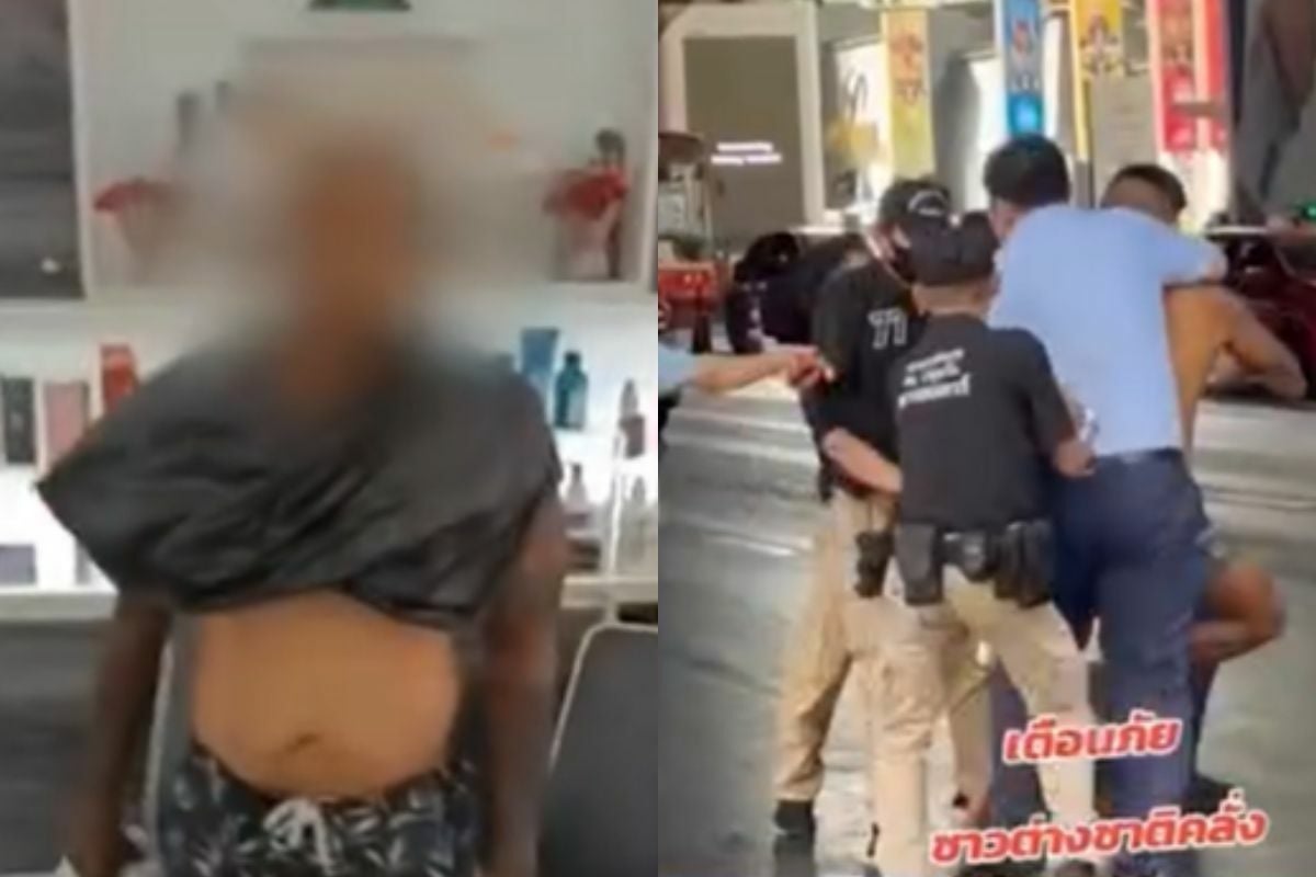 Foreigner in bin bag sparks panic in Bangkok beauty salon (video)