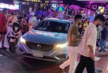 Phuket outcry after drunk foreigner drives SUV into Bangla Road