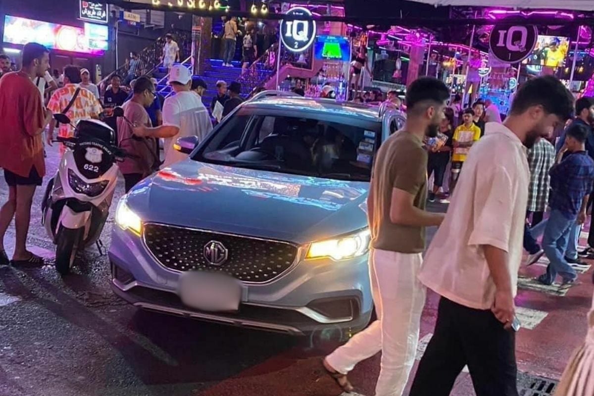 Phuket outcry after drunk foreigner drives SUV into Bangla Road