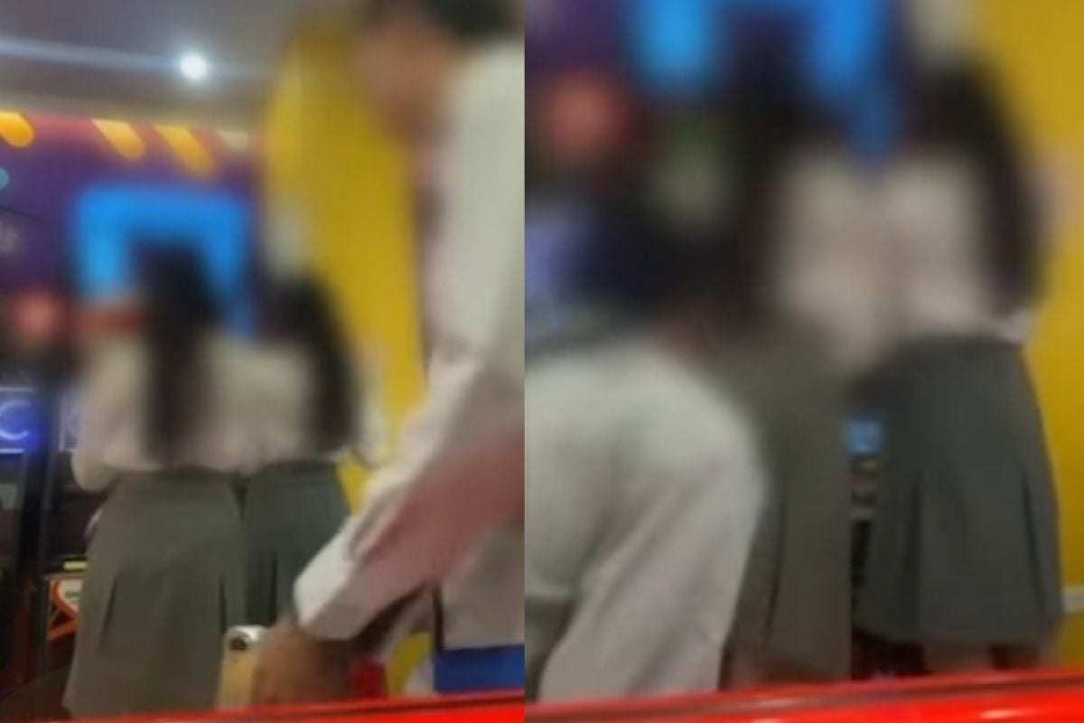 Arcade foul: Teens slam pervert caught filming skirts in Rayong mall