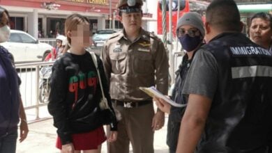 Thai woman caught after fleeing arrest to join call centre scam gang