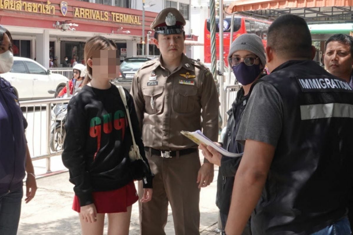 Thai woman caught after fleeing arrest to join call centre scam gang