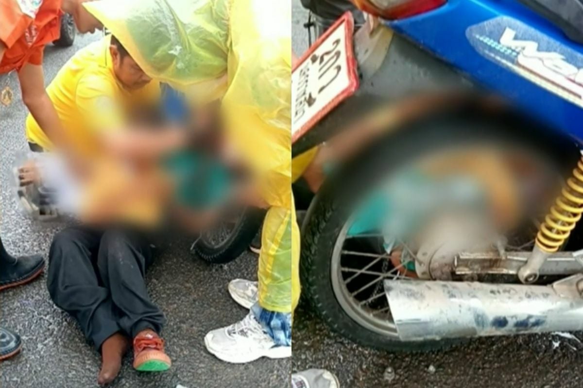 Poncho peril: Boy’s rainy day ride ends in mishap on Friendship Highway