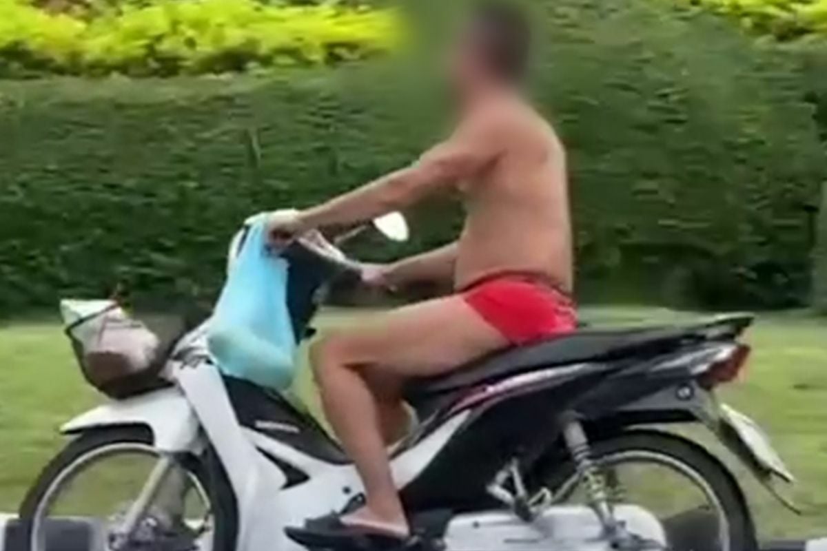 Thai man in orange underwear vanishes after suicide attempt