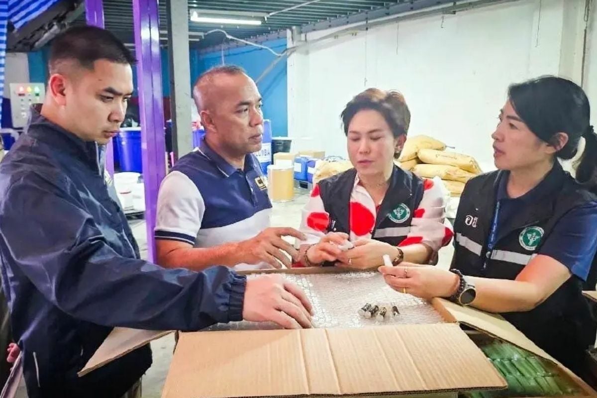 Beauty and the sleaze: CIB busts illegal sex enhancement factory near Bangkok