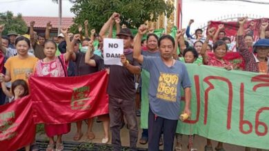 1,000 protest in Phrae over 200-billion-baht Kaeng Suea Ten Dam plan