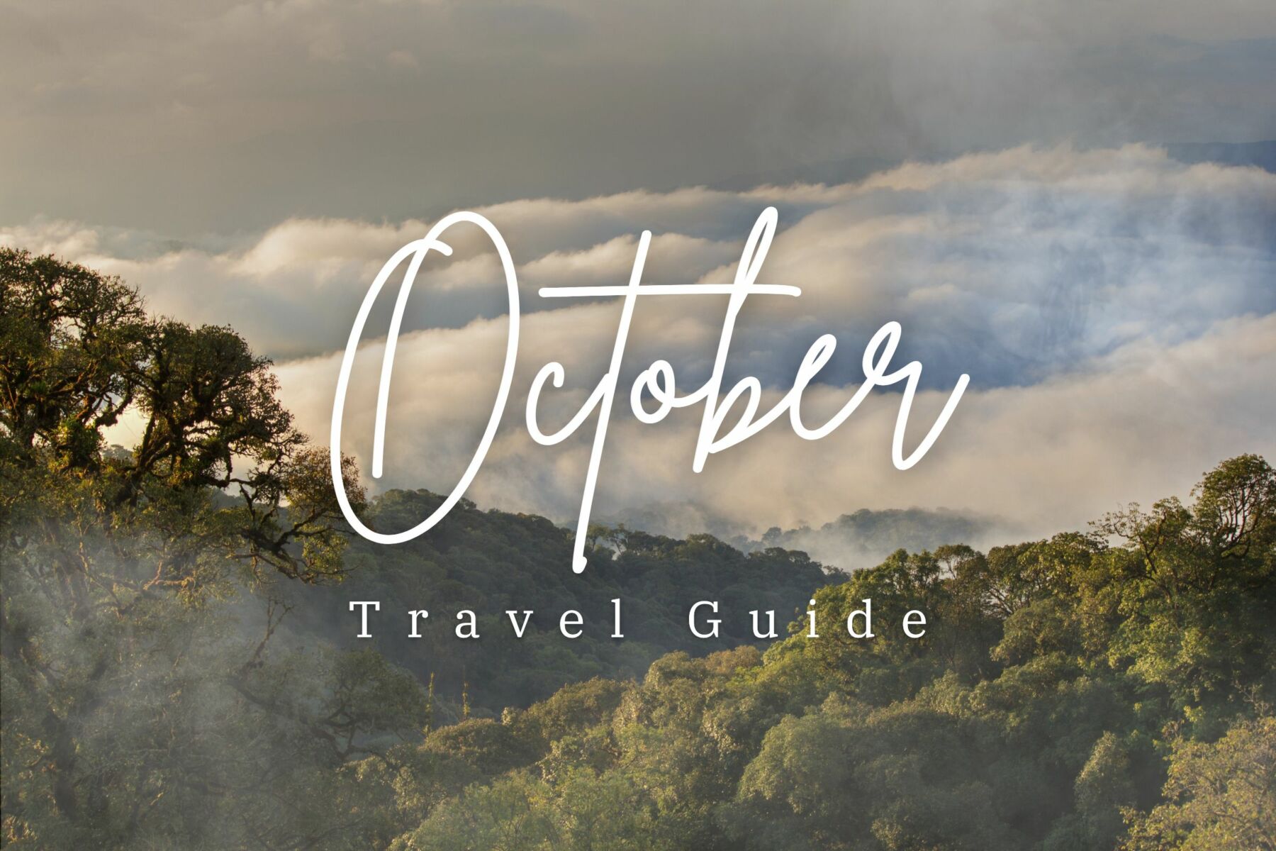 Where to travel in Thailand in October