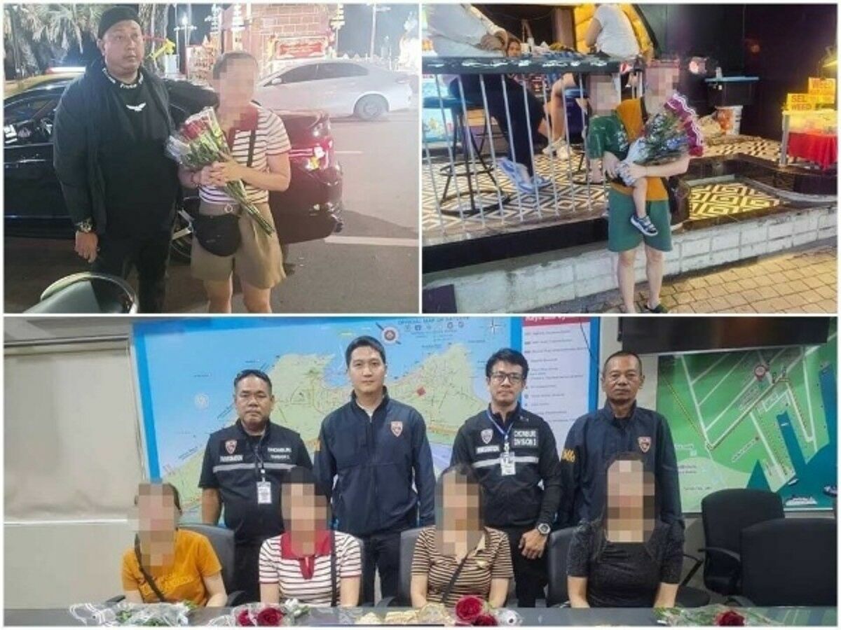 Crackdown on foreign flower scammers exploiting kids in Pattaya