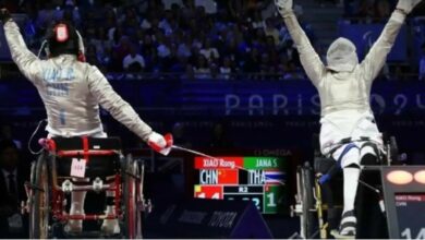 Thai wheelchair fencing queen’s stunning comeback victory