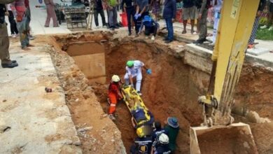 Cambodian worker buried alive by Chon Buri landslide saved