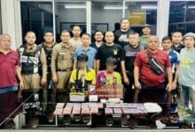 Police nab three with meth and motorbikes on Bangla Road