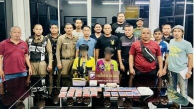 Police nab three with meth and motorbikes on Bangla Road